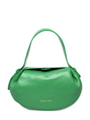 Borsa a mano Ica in pelle naturale Verde