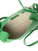 Isabella Rhea Geanta de mana Ica piele naturala verde