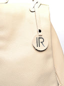 Isabella Rhea rucsac Alba piele naturala  Bej