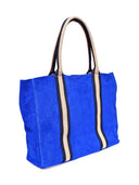 Borse Borsa a mano Anika in pelle naturale Blu elettrico