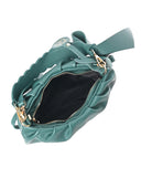 Borsa a mano Astrid in vera pelle Verde