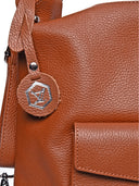 Borse Borsa a tracolla Iraida in pelle naturale color cognac