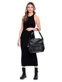 Borse Borsa a tracolla Iraida in pelle naturale Nero