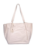 Borse Borsa a tracolla Morena beige vera pelle