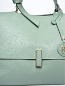 Borsa a mano Roberta M Bella in pelle naturale Verde chiaro