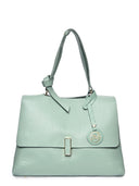 Borsa a mano Roberta M Bella in pelle naturale Verde chiaro