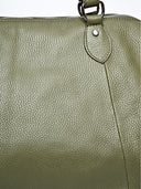 Roberta M Geanta de mana  Bria piele naturala  Verde