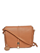 Borse Borsa a tracolla Aiko in pelle naturale cognac