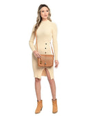Borse Borsa a tracolla Aiko in pelle naturale cognac