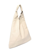 Borsa shopper Eliza beige in vera pelle