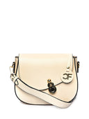 Borse Borsa a tracolla Estate in pelle naturale beige