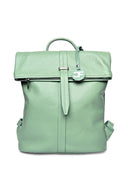 Carla Ferreri Rucsac Parisa piele naturala verde deschis