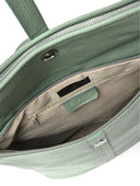 Borse zaino Parisa, pelle naturale verde chiaro