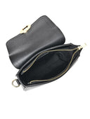 Borse Borsa a tracolla Nara in vera pelle Nero