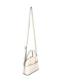 Borsa a mano Suki beige in vera pelle