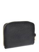 Carla Ferreri Wallet Juliette piele naturala-Negru