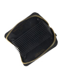 Carla Ferreri Wallet Juliette piele naturala-Negru