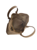 Borsa a mano Rosalia in pelle naturale color tortora