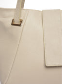 Borse Borsa a tracolla Selma beige in vera pelle