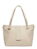 Borse Borsa a tracolla Selma beige in vera pelle