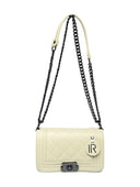Borse Borsa a tracolla Seraphina beige in vera pelle
