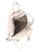 Borse zaino Neria, vera pelle beige