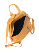 Zaino Neria in pelle naturale Senape