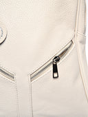 Borse zaino Laura, in vera pelle beige