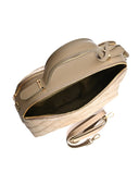 Borsa Circe in pelle naturale color tortora