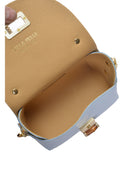 Anna Luchini Borsa a tracolla HORTENSIA in vera pelle - Azzurro