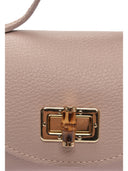 Anna Luchini Borsa a tracolla HORTENSIA in vera pelle - Rosa cipria