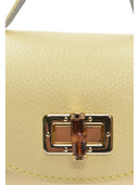 Anna Luchini Borsa a tracolla HORTENSIA pelle naturale-Giallo
