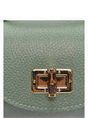 Anna Luchini Borsa a tracolla HORTENSIA in vera pelle - Verde menta