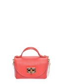 Anna Luchini Borsa messenger HORTENSIA in vera pelle - Rosso