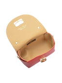 Anna Luchini Borsa messenger HORTENSIA in vera pelle - Rosso