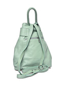 Anna Luchini Rucsac JESSICA piele naturala Verde deschis