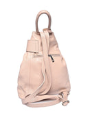 Anna Luchini Rucsac JESSICA piele naturala Roz pudra