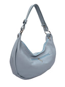 Anna Luchini Borsa a tracolla SOFIA pelle naturale-Azzurro