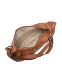 Anna Luchini Borsa a tracolla SOFIA in vera pelle - cognac