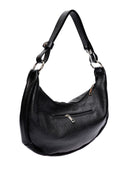 Anna Luchini Borsa a tracolla SOFIA in vera pelle-Nero