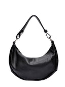Anna Luchini Borsa a tracolla SOFIA in vera pelle-Nero