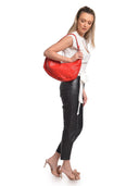 Anna Luchini Borsa a tracolla SOFIA pelle naturale-Rosso