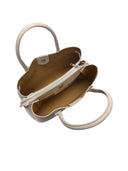 Anna Luchini Borsa Tote ELIANA in vera pelle-Beige