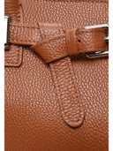 Anna Luchini Borsa a mano ELIANA in vera pelle color cognac
