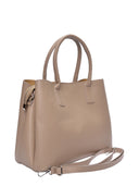 Anna Luchini Borsa a mano ELIANA in pelle naturale-Tortora