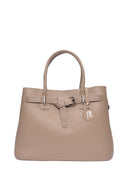 Anna Luchini Borsa a mano ELIANA in pelle naturale-Tortora