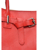 Anna Luchini Borsa Tote ELIANA in pelle naturale-Rosso