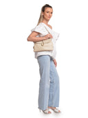 Anna Luchini Borsa a tracolla GIORGIA in vera pelle - Beige