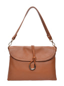 Anna Luchini Borsa a tracolla ELMA in vera pelle-cognac