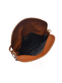 Anna Luchini Borsa a tracolla ELMA in vera pelle-cognac